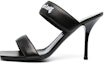 Buy (W) Palm Angels Selipar Kulit Anak Lembu Bertumit Tinggi 'Hitam' PWIH016S23LEA0011001