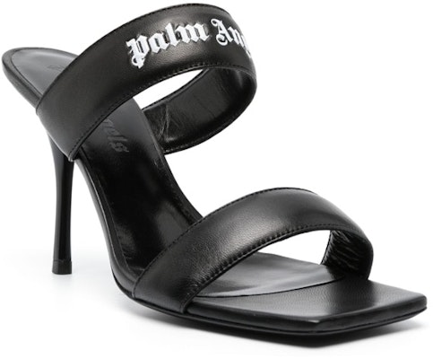 (W) Palm Angels Sandalias de Tacón Alto de Piel de Becerro 'Negro' PWIH016S23LEA0011001 Order (W) Palm Angels Sandalias de Tacón Alto de Piel de Becerro 'Negro' PWIH016S23LEA0011001