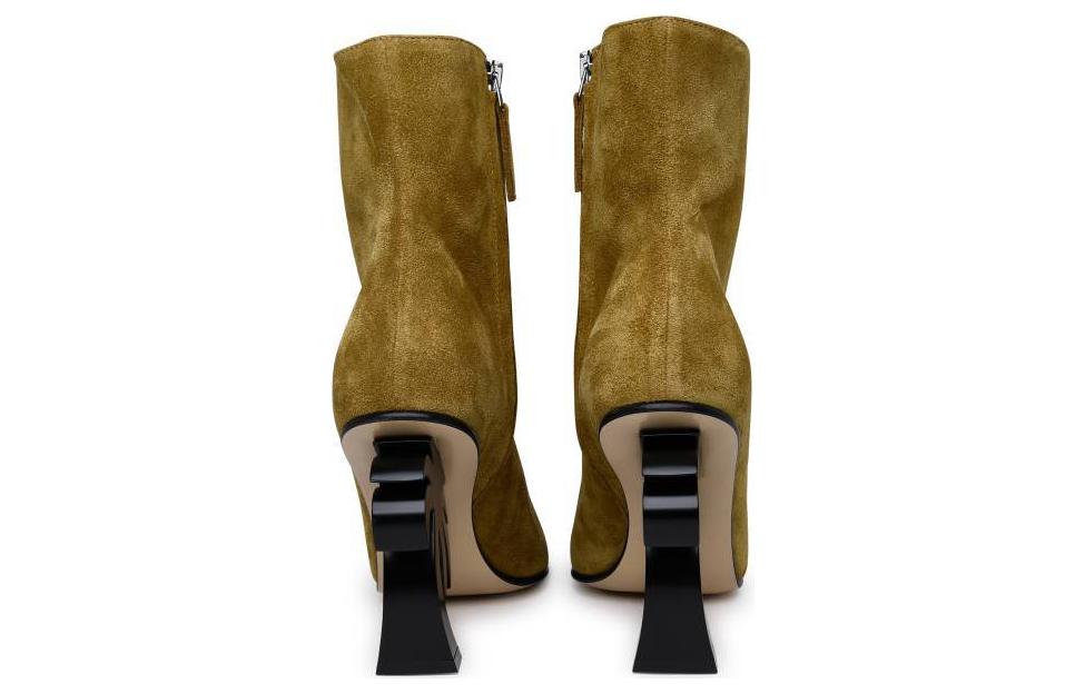 (W) Palm Angels Leather Boot 'Brown' 圖 4