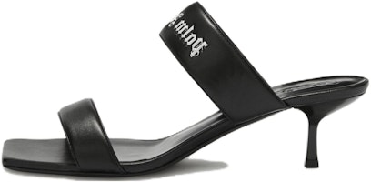 (Women) Palm Angels Leather Pointed Toe Stiletto Slide 'Black' PWIH017S23LEA0011001 (Women) Palm Angels Leather Pointed Toe Stiletto Slide 'Black' PWIH017S23LEA0011001