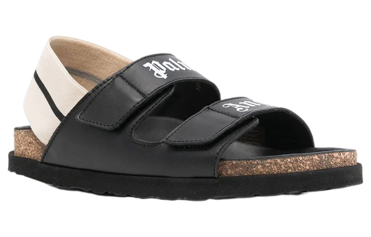 Order (W) Sandales en Cuir Palm Angels ''Noir'' PWIH006S22LEA0011001