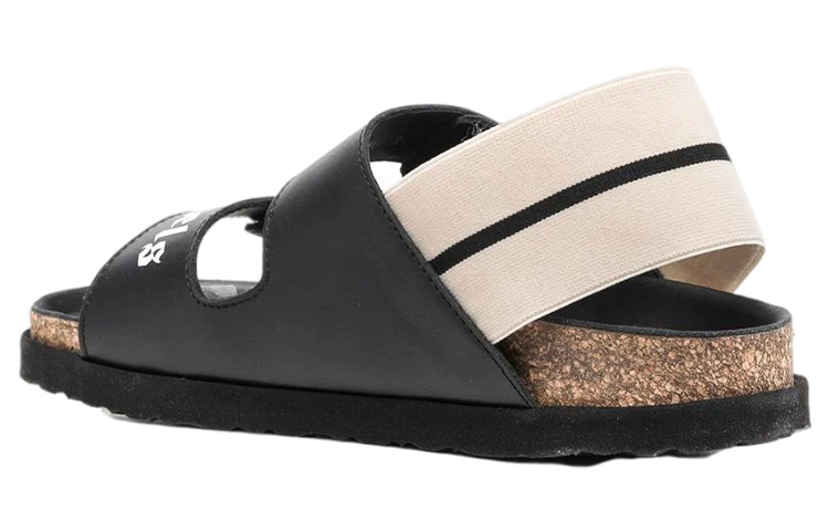 Lookbook PALM ANGELS 皮革涼鞋 女款 黑色