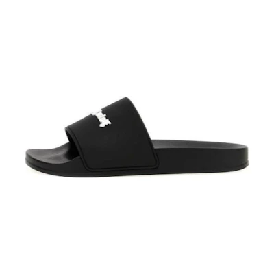 (W) Palm Angels Leather Slide 'Black CMFT'