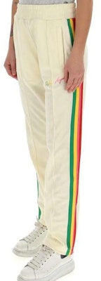 (W) PALM ANGELS Logo印花運動褲 米色配色 PWCA035S21FAB0020384 Shop (W) PALM ANGELS Logo印花運動褲 米色配色 PWCA035S21FAB0020384