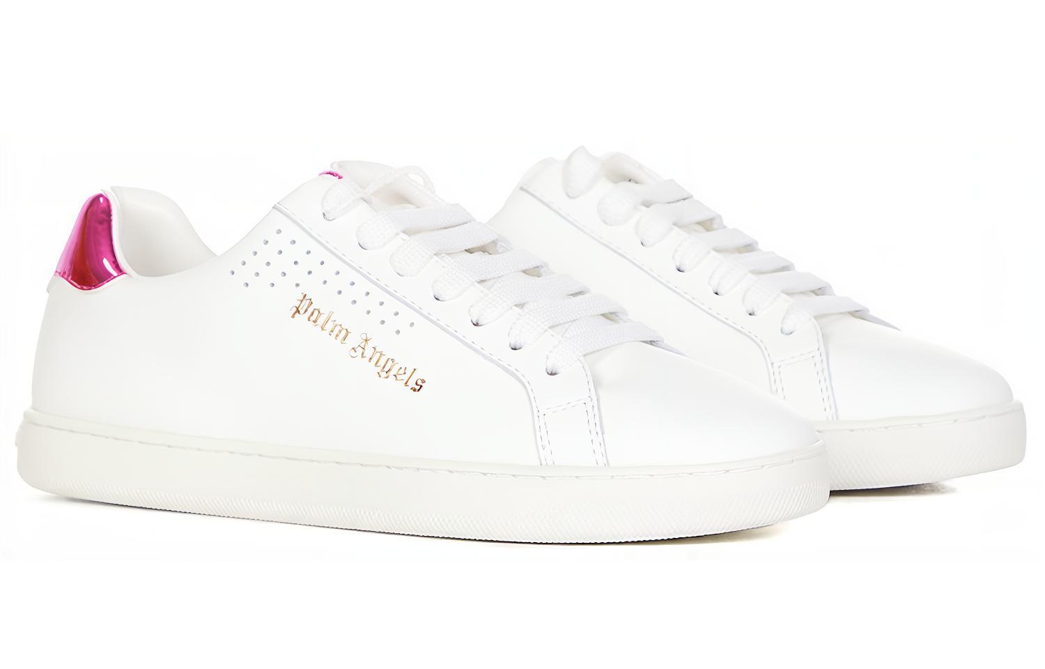 (W) Palm Angels Low-Top Lace-Up Leather Sneakers 'Pink' 圖 2