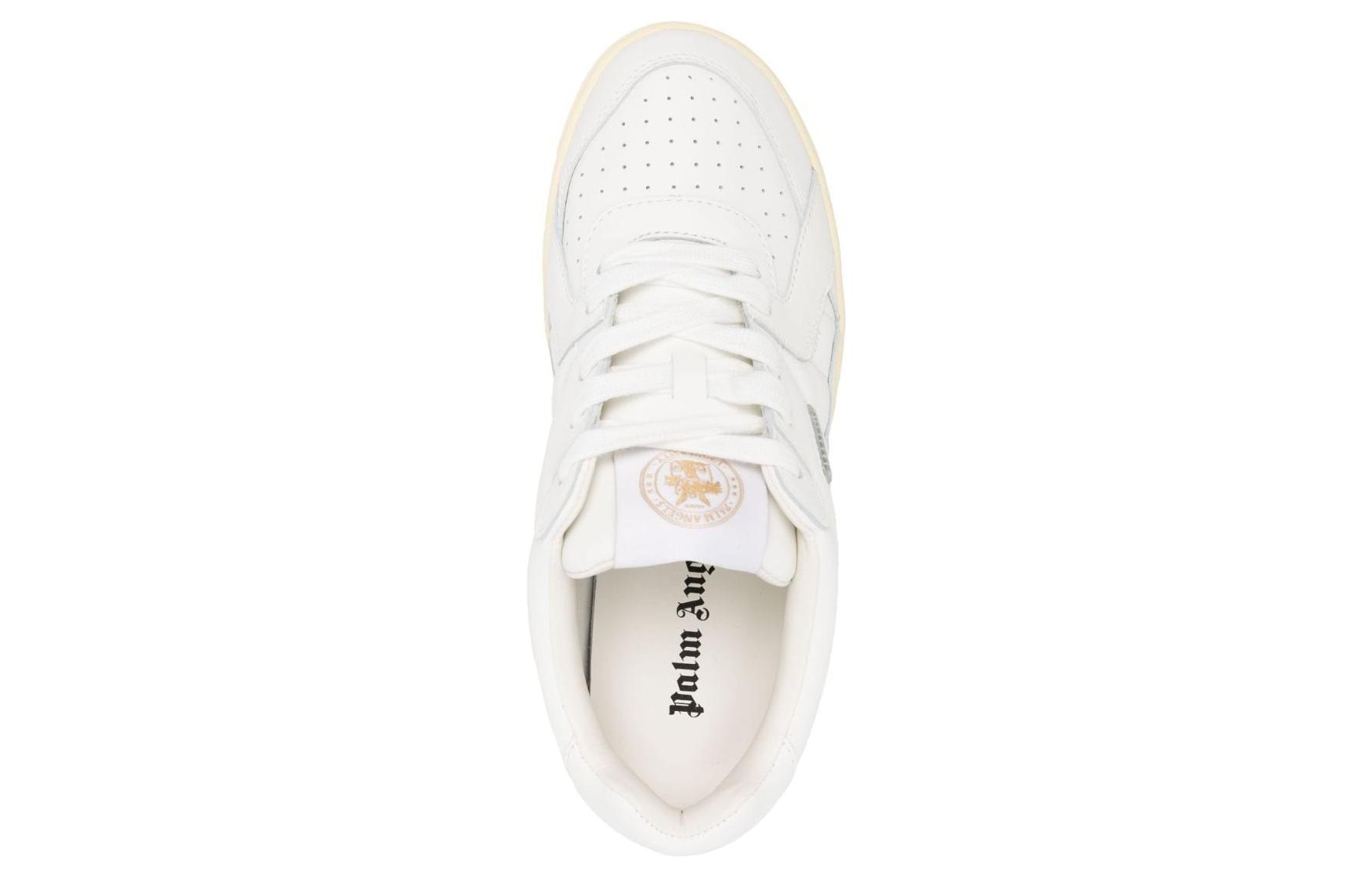 (W) Palm Angels Low-Top Sneakers 'White Calfskin' 圖 4