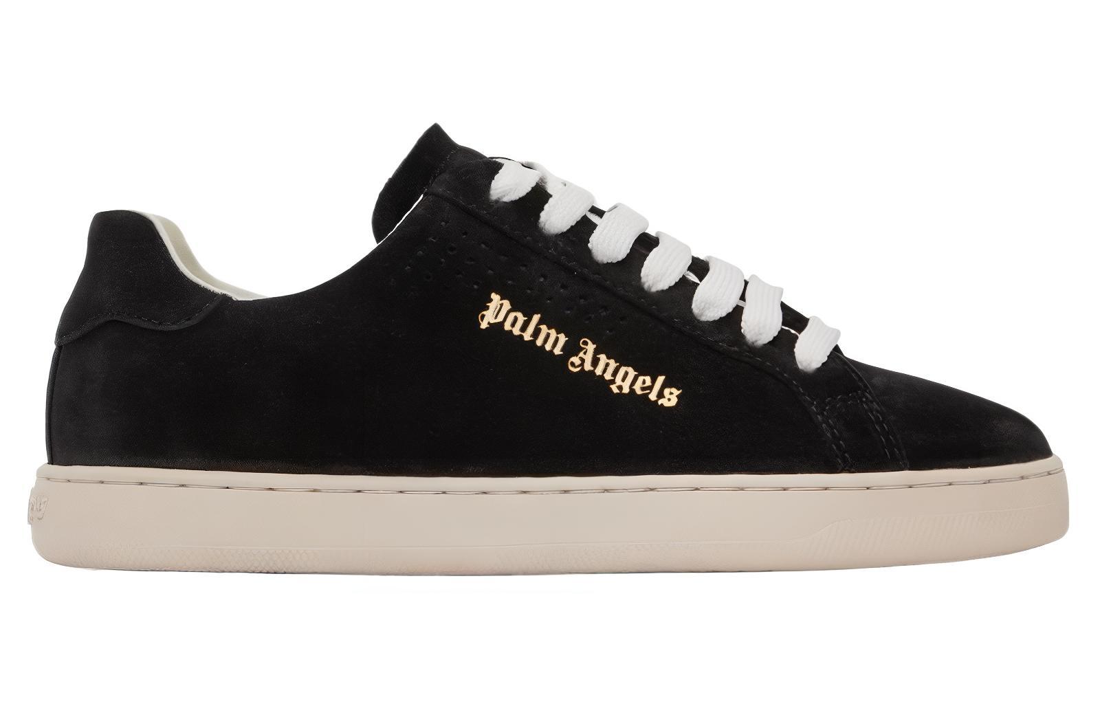 (W) Palm Angels Low Top 'Black Velour' 圖 2