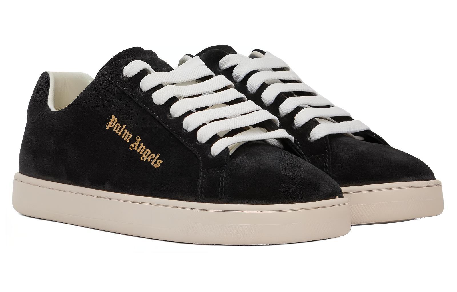(W) Palm Angels Low Top 'Black Velour' 圖 3