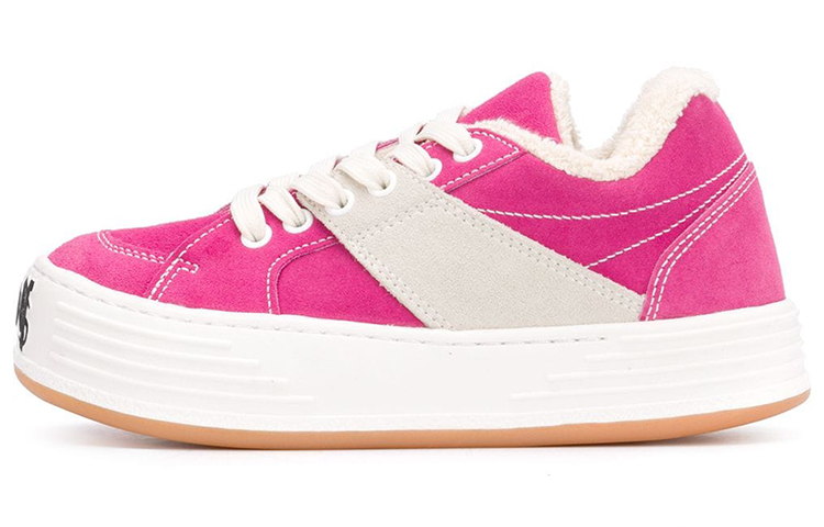(W) Palm Angels Low Top 'Pink Logo Print'