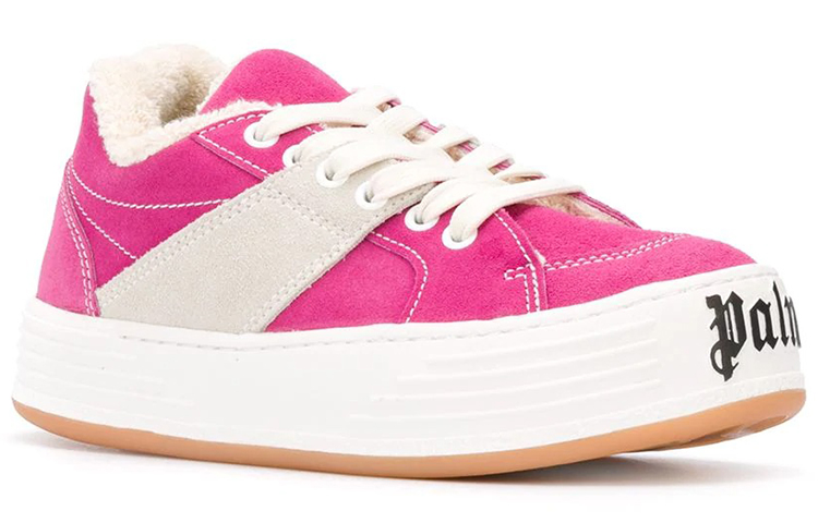 (W) Palm Angels Low Top 'Pink Logo Print' 圖 2