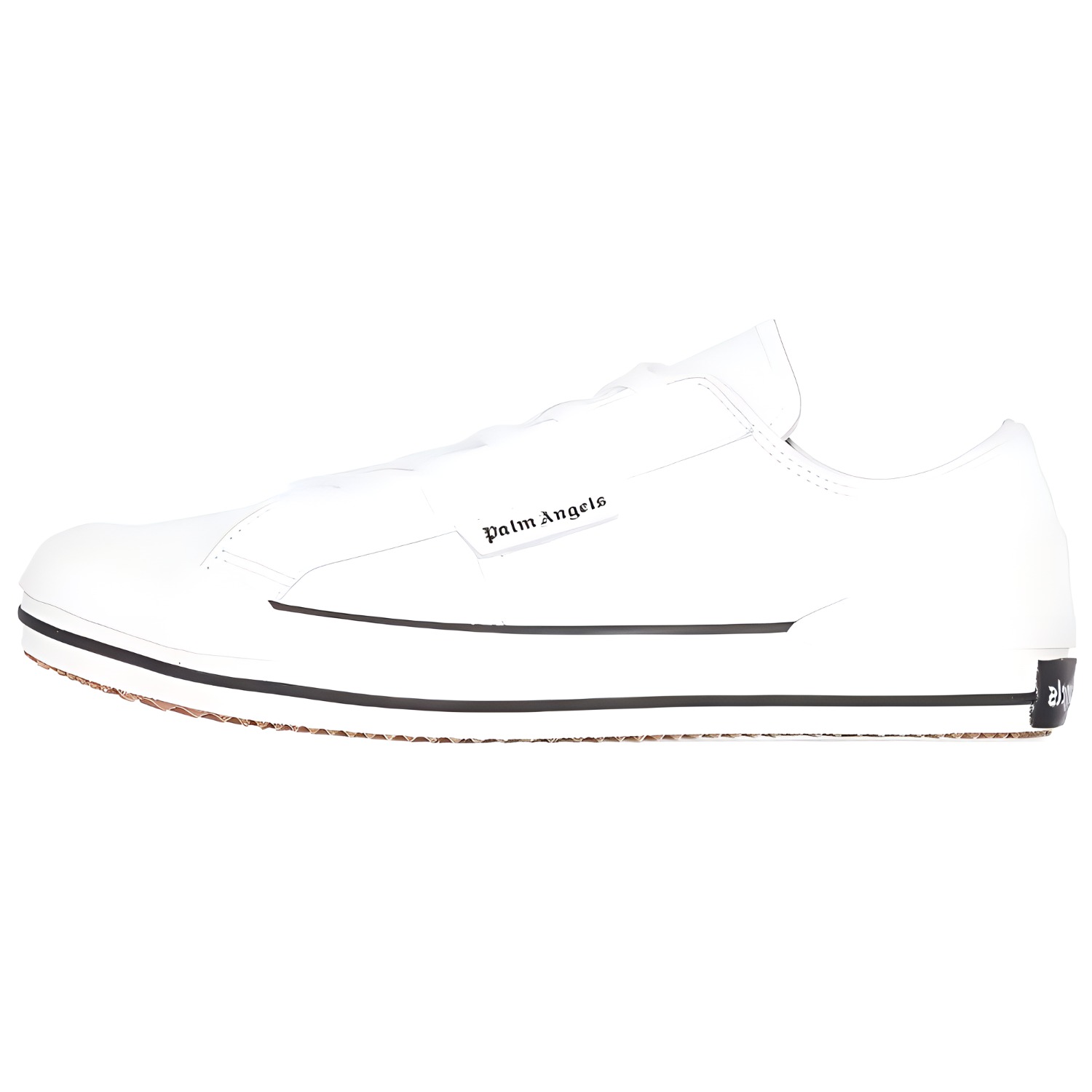 (W) Palm Angels Low Top Leather 'White'