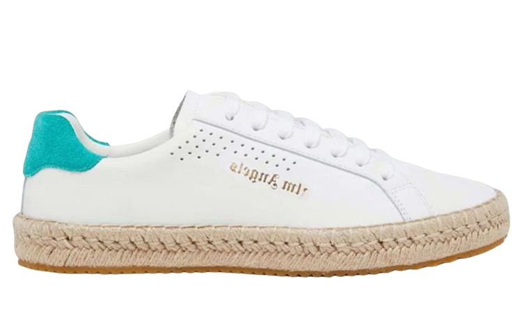 Order (W) Zapatillas de cuero bajas Palm Angels 'Blancas' PWIB001S22LEA0010155