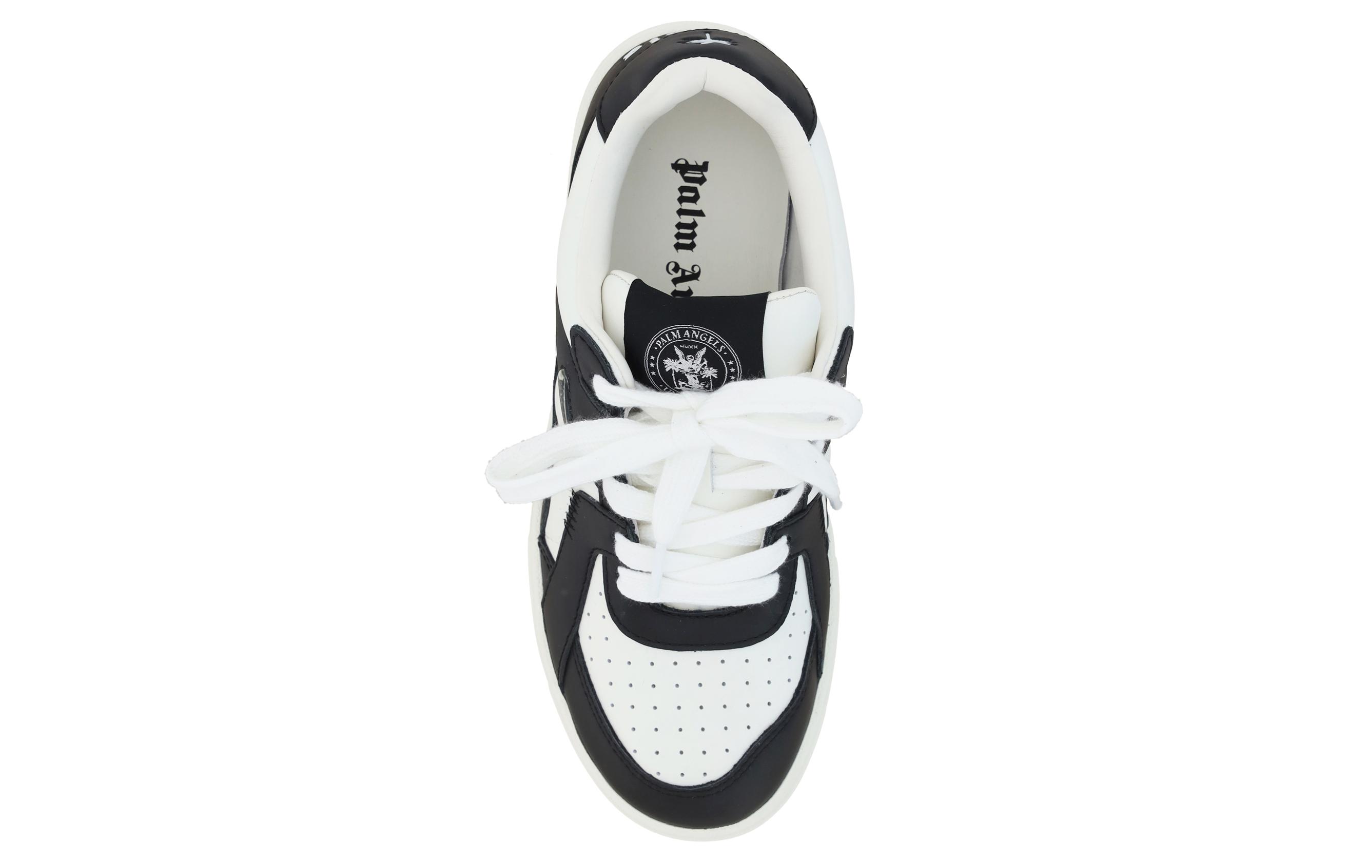 (W) Palm Angels Low Top Sneaker 'Black Leather' 圖 2