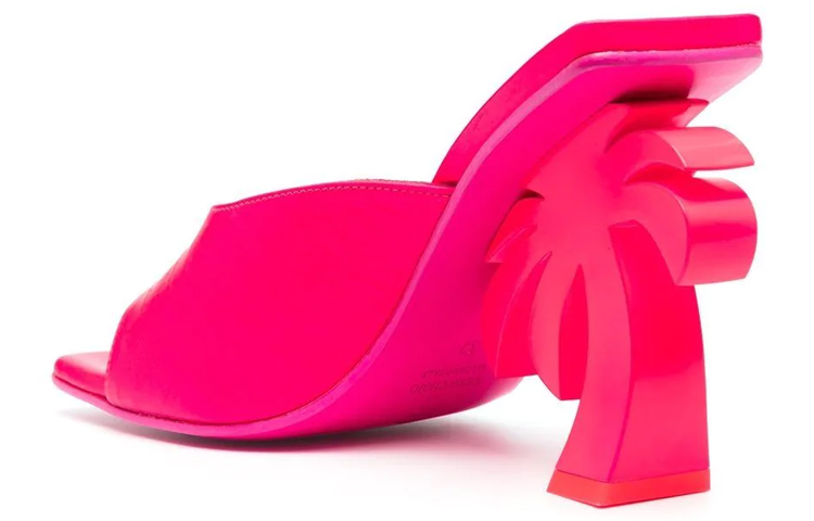 Shop (W) Palm Angels Mule 'Pink Muda' PWIJ003F22LEA0013200