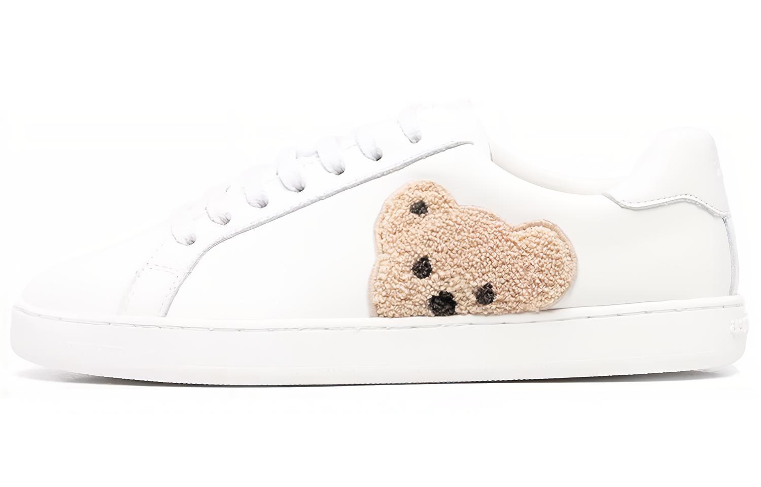 (W) Palm Angels New Tennis 'Teddy Bear - White'