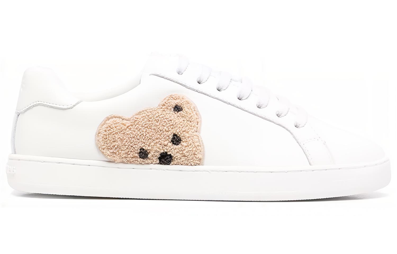 (W) Palm Angels New Tennis 'Teddy Bear - White' 圖 2