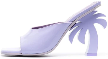 (Women) Palm Angels Open Toe 'Purple Palm Tree' High-Heel Sandals PWIJ003F22LEA0013700 (Women) Palm Angels Open Toe 'Purple Palm Tree' High-Heel Sandals PWIJ003F22LEA0013700