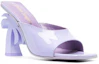 Order (W) Palm Angels Open Toe ''Paarse Palmboom'' Hoge Hakken Sandalen PWIJ003F22LEA0013700