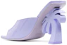 Lookbook (W) Palm Angels Open Toe ''Paarse Palmboom'' Hoge Hakken Sandalen PWIJ003F22LEA0013700