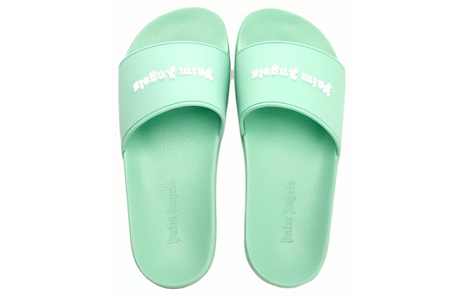 (W) Palm Angels Open Toe Slide 'Green' 圖 4
