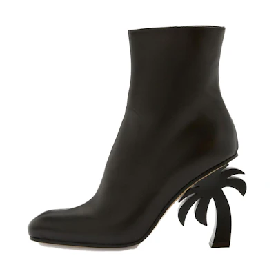 (W) Palm Angels Palm Heel 95mm Ankle Boots 'Black'