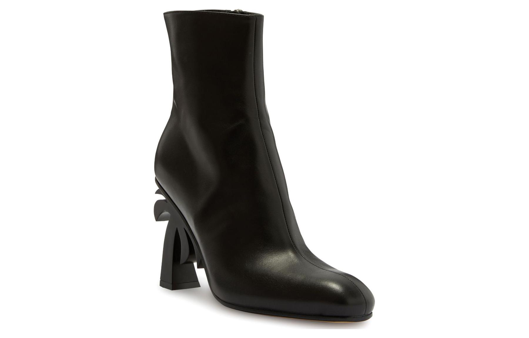 Order 棕榈天使 牛皮 轻便舒适 短靴 女款 黑色