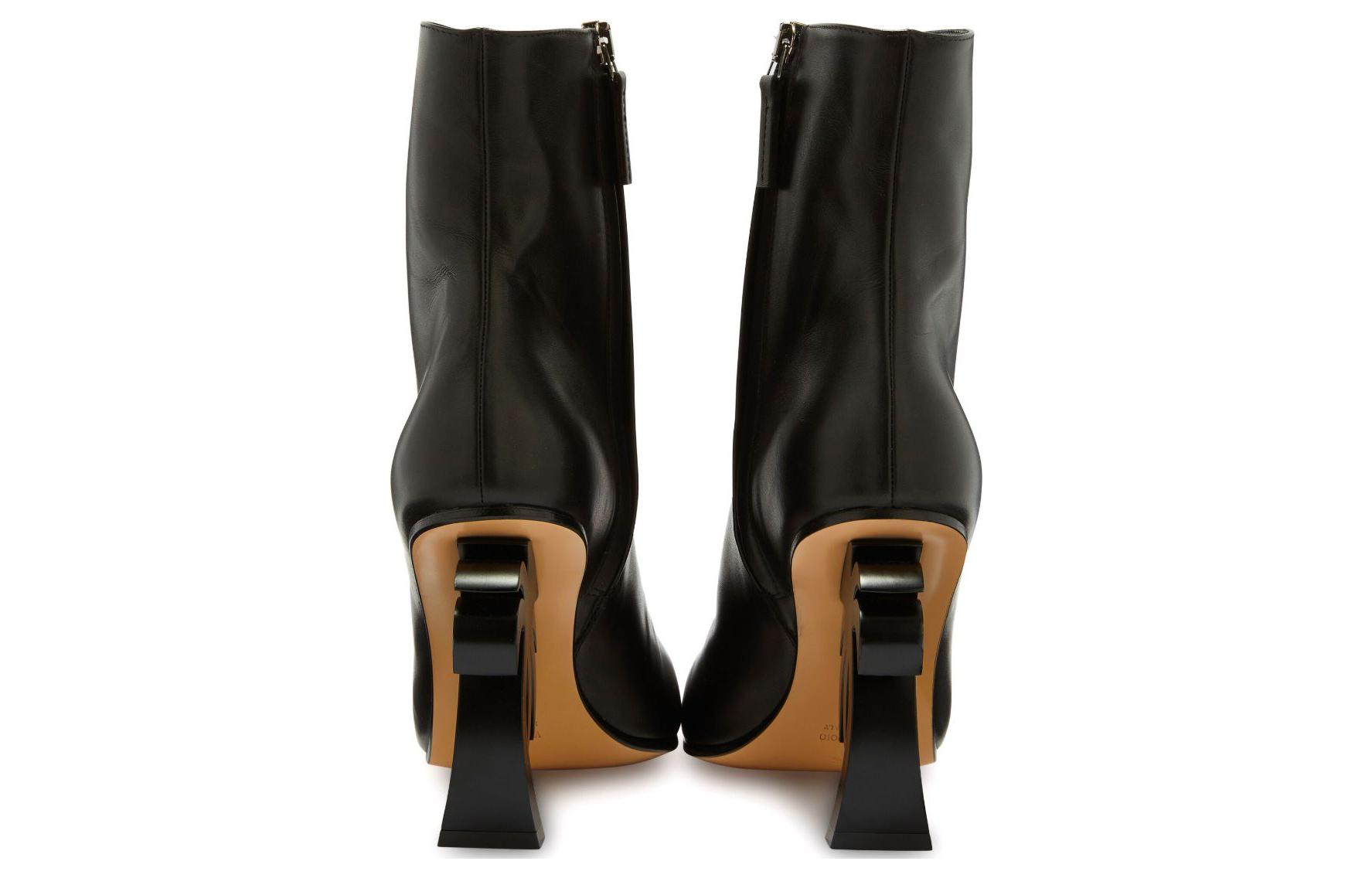 Shop 棕榈天使 牛皮 轻便舒适 短靴 女款 黑色