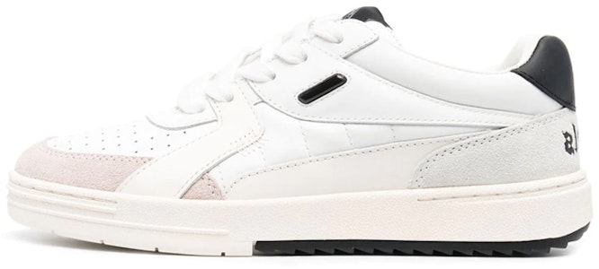 PALM ANGELS University 牛皮 時尚板鞋 女款 白黑色 Buy PALM ANGELS University 牛皮 時尚板鞋 女款 白黑色