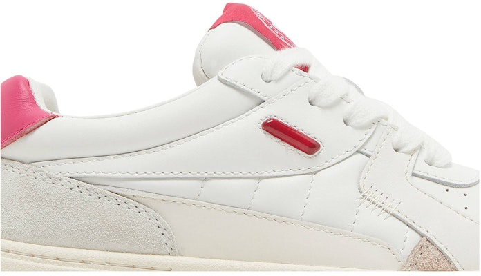 (Women) Palm Angels Palm University Low 'White Fuchsia' PWIA049F22LEA001-0132 Order (Women) Palm Angels Palm University Low 'White Fuchsia' PWIA049F22LEA001-0132
