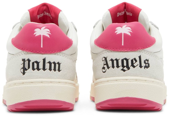 PALM ANGELS 皮革 休閒綁帶 板鞋 女款 粉白色 Details for PALM ANGELS 皮革 休閒綁帶 板鞋 女款 粉白色