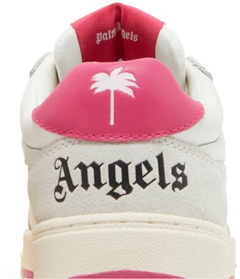 PALM ANGELS 皮革 休閒綁帶 板鞋 女款 粉白色 Sizing PALM ANGELS 皮革 休閒綁帶 板鞋 女款 粉白色