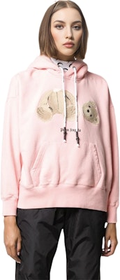(Women) Palm Angels Pink Animal Bear Graphic Pullover Hoodie PWBB023F20FLE0033060 Shop (Women) Palm Angels Pink Animal Bear Graphic Pullover Hoodie PWBB023F20FLE0033060