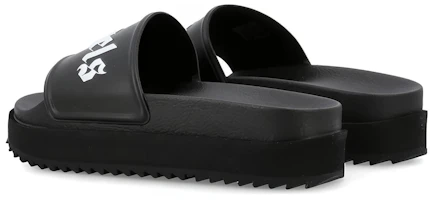 Purchase (W) パームエンジェルス 厚底スライド 黒白 PWIC007F22PLA0011001