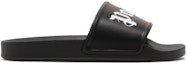 Buy (Women) Palm Angels Pool Slider 'Black White' PWIC002C99PLA0031001