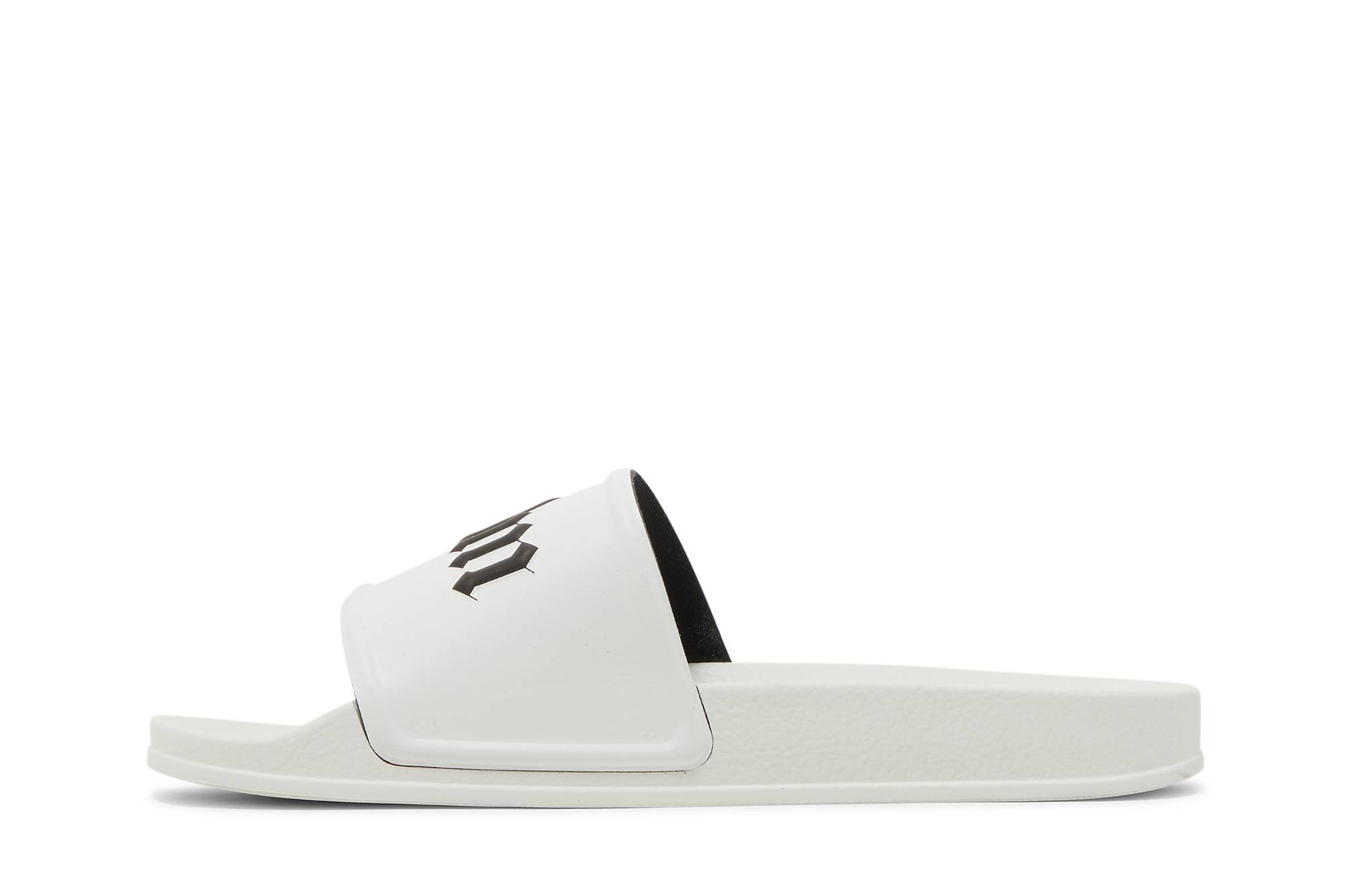 (W) Palm Angels Pool Slider 'White Black' 圖 3