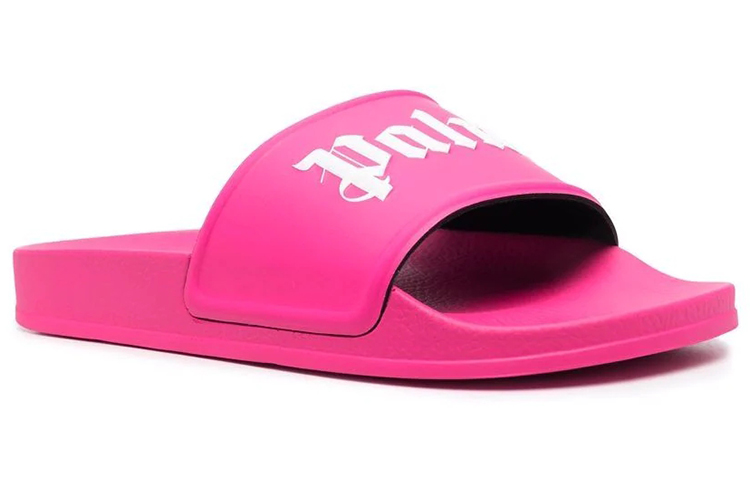 (W) Palm Angels Pool Slides Fuschia White 圖 2