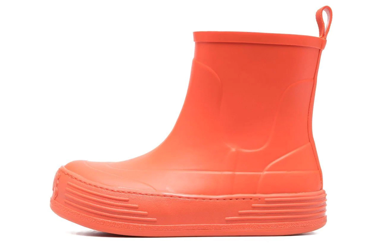 Buy (W) Palm Angels Rubberen Instappers Rond Neus Laarzen ''Oranje'' PWIE004F22MAT0012000