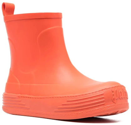 (W) Palm Angels Rubberen Instappers Rond Neus Laarzen ''Oranje'' PWIE004F22MAT0012000 Order (W) Palm Angels Rubberen Instappers Rond Neus Laarzen ''Oranje'' PWIE004F22MAT0012000