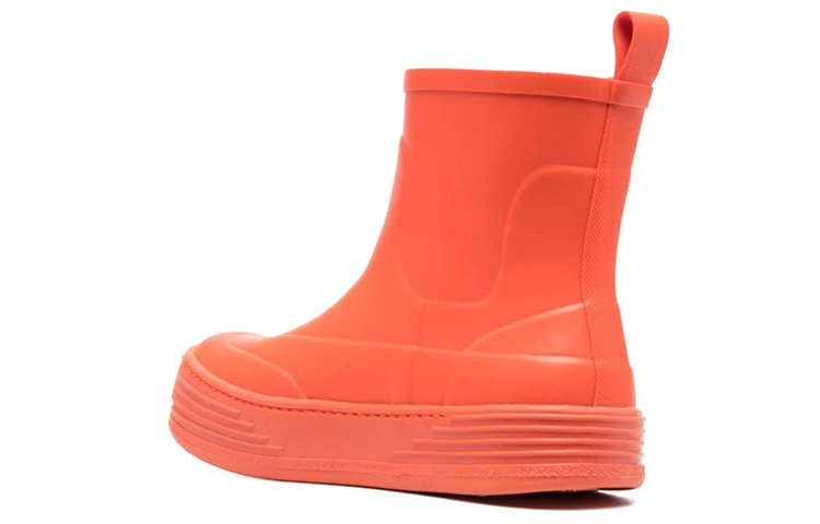 Lookbook (W) Botas Slip-On Punta Redonda de Goma Palm Angels 'Naranja' PWIE004F22MAT0012000