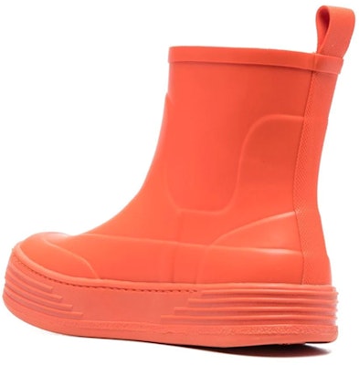 (Women) Palm Angels Rubber Round Toe Slip-On Boots 'Orange' PWIE004F22MAT0012000 Lookbook (Women) Palm Angels Rubber Round Toe Slip-On Boots 'Orange' PWIE004F22MAT0012000
