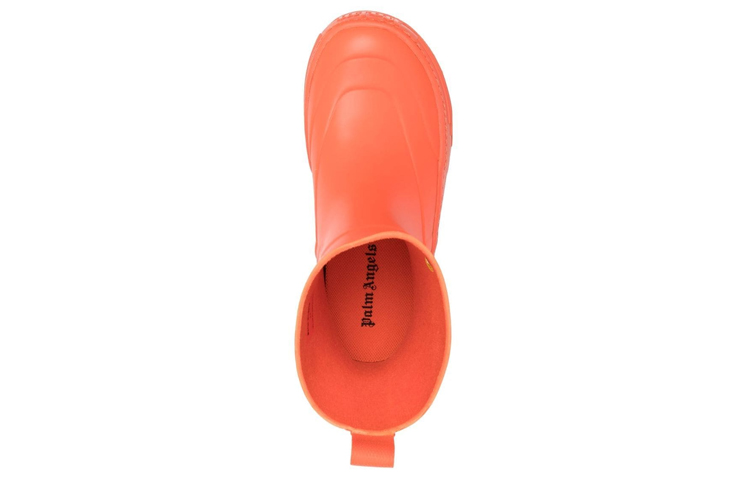 Shop (W) Botas Slip-On Punta Redonda de Goma Palm Angels 'Naranja' PWIE004F22MAT0012000