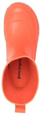 (Women) Palm Angels Rubber Round Toe Slip-On Boots 'Orange' PWIE004F22MAT0012000 Shop (Women) Palm Angels Rubber Round Toe Slip-On Boots 'Orange' PWIE004F22MAT0012000