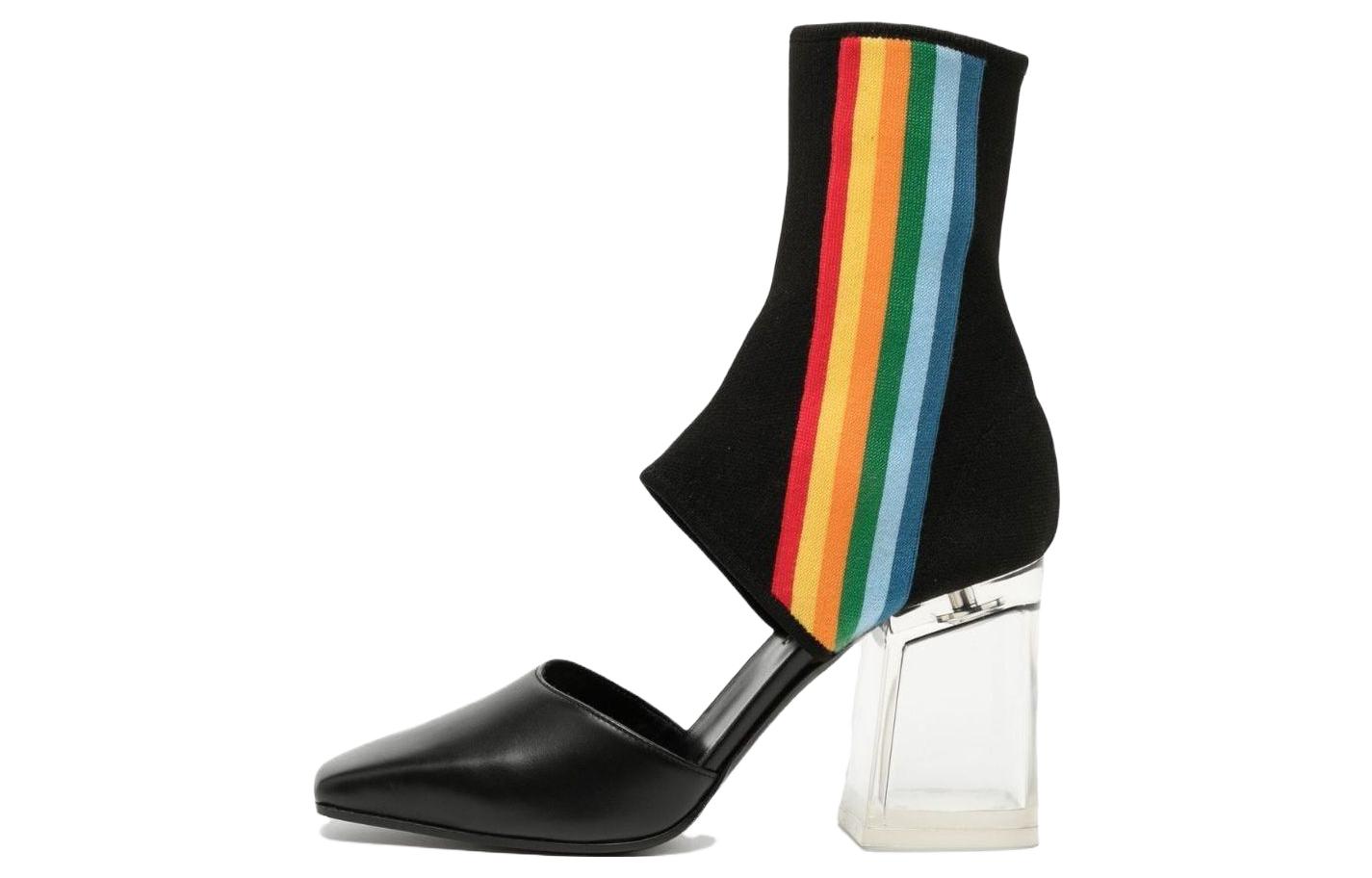 (W) Palm Angels Sock Ankle Boots 'Black'