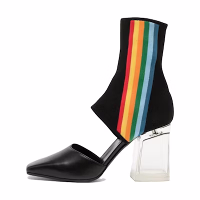 (W) Palm Angels Sock Ankle Boots 'Black'