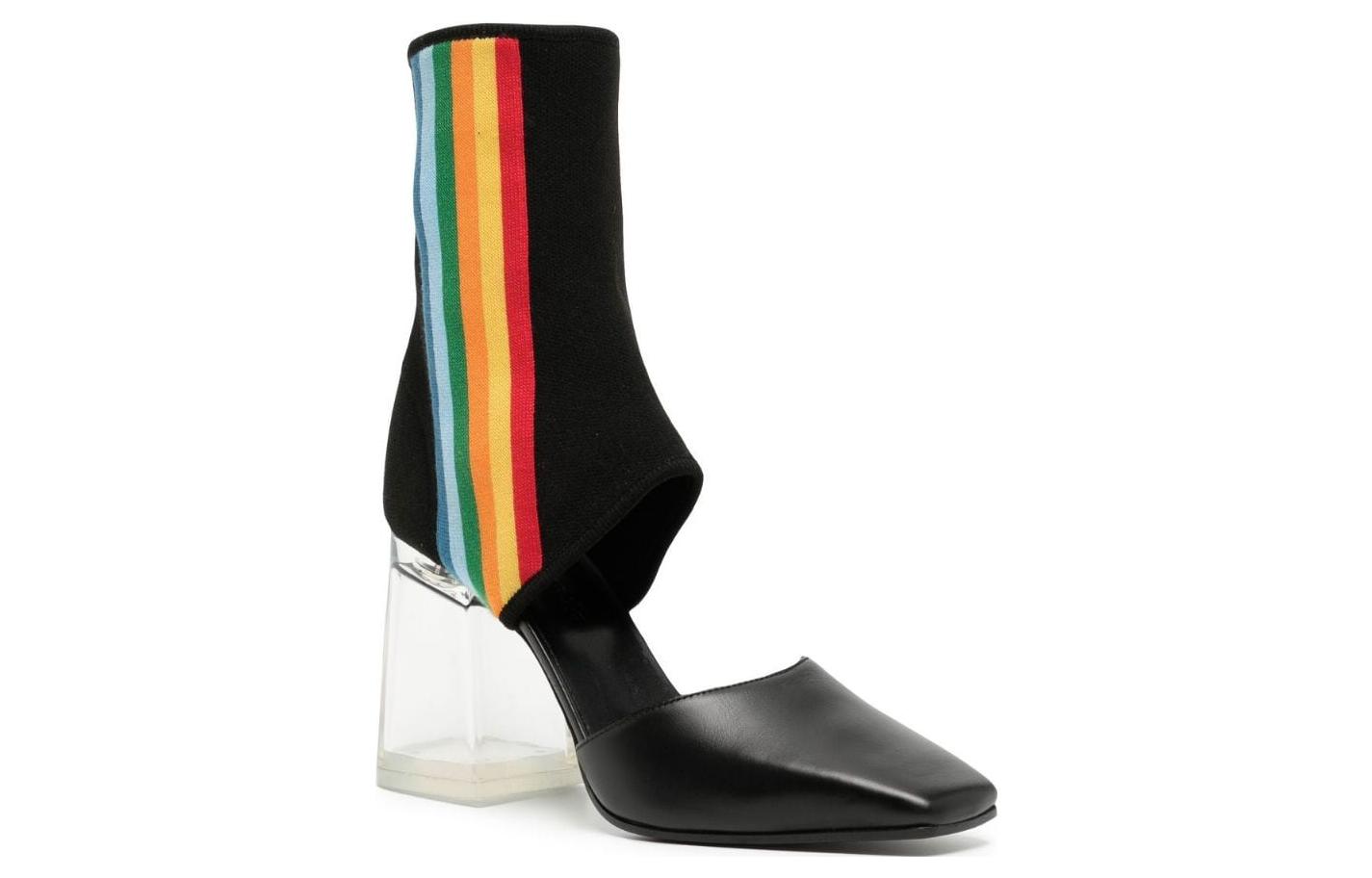 (W) Palm Angels Sock Ankle Boots 'Black' 圖 2