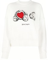 (Women) PALM ANGELS SS21 Cartoon Graphic Sweatshirt Women’s White. PWBA01-7S21FL-E004-0401 (Women) PALM ANGELS SS21 Cartoon Graphic Sweatshirt Women’s White. PWBA01-7S21FL-E004-0401