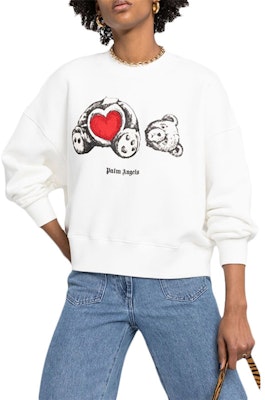 (W) 棕榈天使SS21卡通图案女款白色卫衣 PWBA01-7S21FL-E004-0401 Lookbook (W) 棕榈天使SS21卡通图案女款白色卫衣 PWBA01-7S21FL-E004-0401