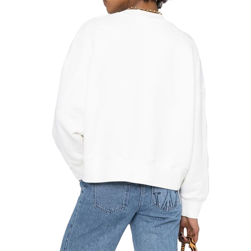 Shop (W) Sudadera Gráfica Cartoon PALM ANGELS SS21 Mujer Blanca. PWBA01-7S21FL-E004-0401