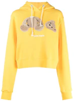 (Women) Palm Angels SS21 Decapitated Bear Yellow Cartoon Hoodie PWBB022S21FLE0011860 (Women) Palm Angels SS21 Decapitated Bear Yellow Cartoon Hoodie PWBB022S21FLE0011860