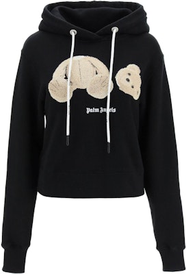 (W) PALM ANGELS SS22 動物刺繍スウェットシャツ ブラック PWBB022C99FLE001-1060 Order (W) PALM ANGELS SS22 動物刺繍スウェットシャツ ブラック PWBB022C99FLE001-1060